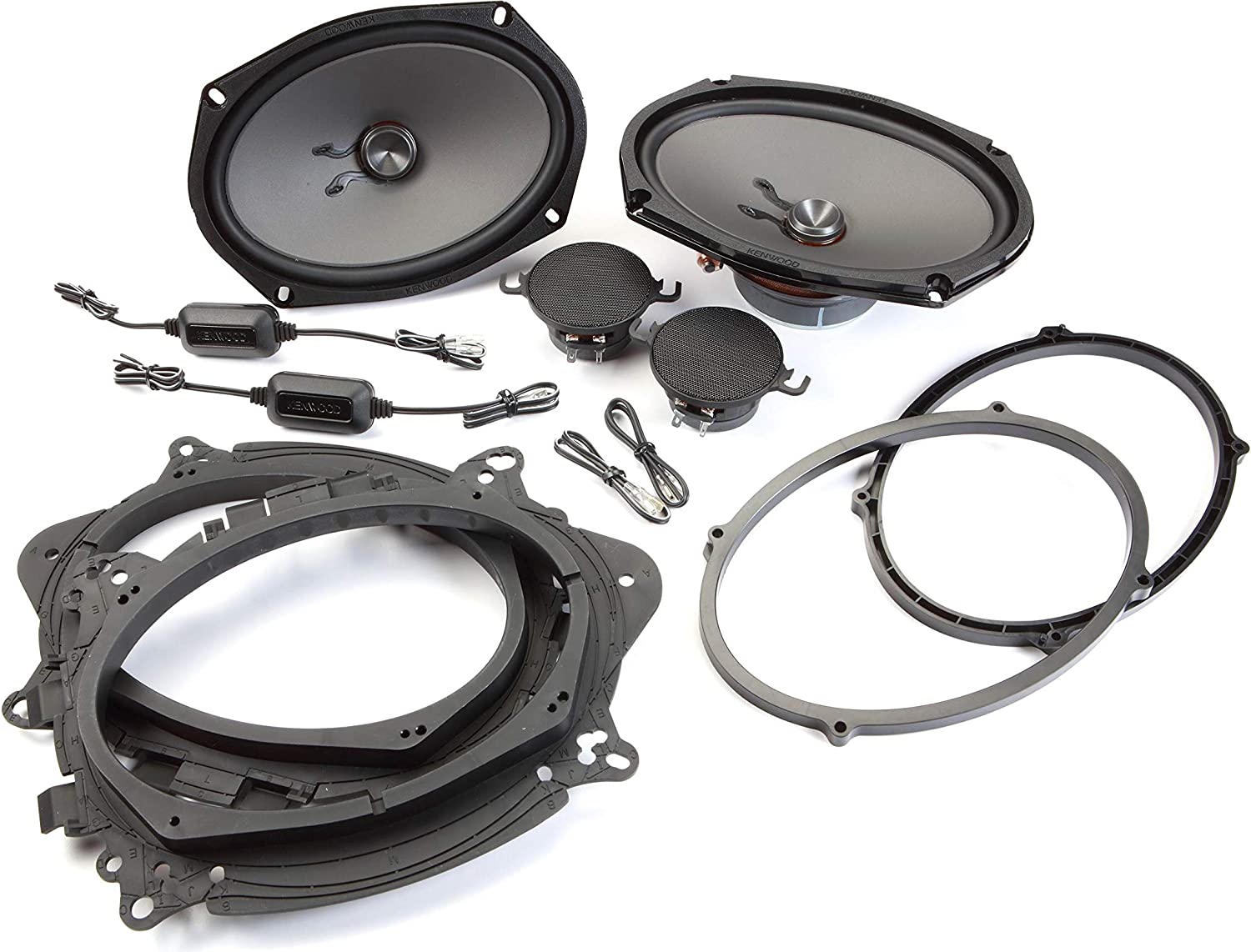 Kenwood eXcelon KFC-XP6902C 6x9" + 2 3/4" Direct Fit Component Speaker System-Car Toys