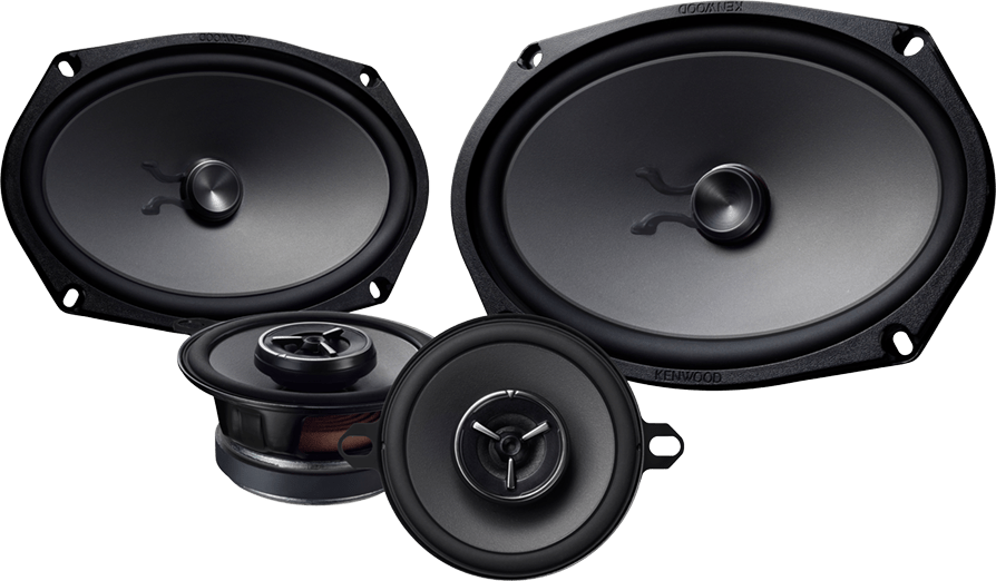 Kenwood eXcelon KFC-XP6903C 6x9" + 3 1/2" Direct Fit Component Speaker System-Car Toys