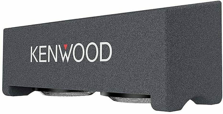 Kenwood Excelon P-XW1221D Ported 2-ohm Dual Loaded Enclosure w/ 2 12" Subwoofers-Car Toys