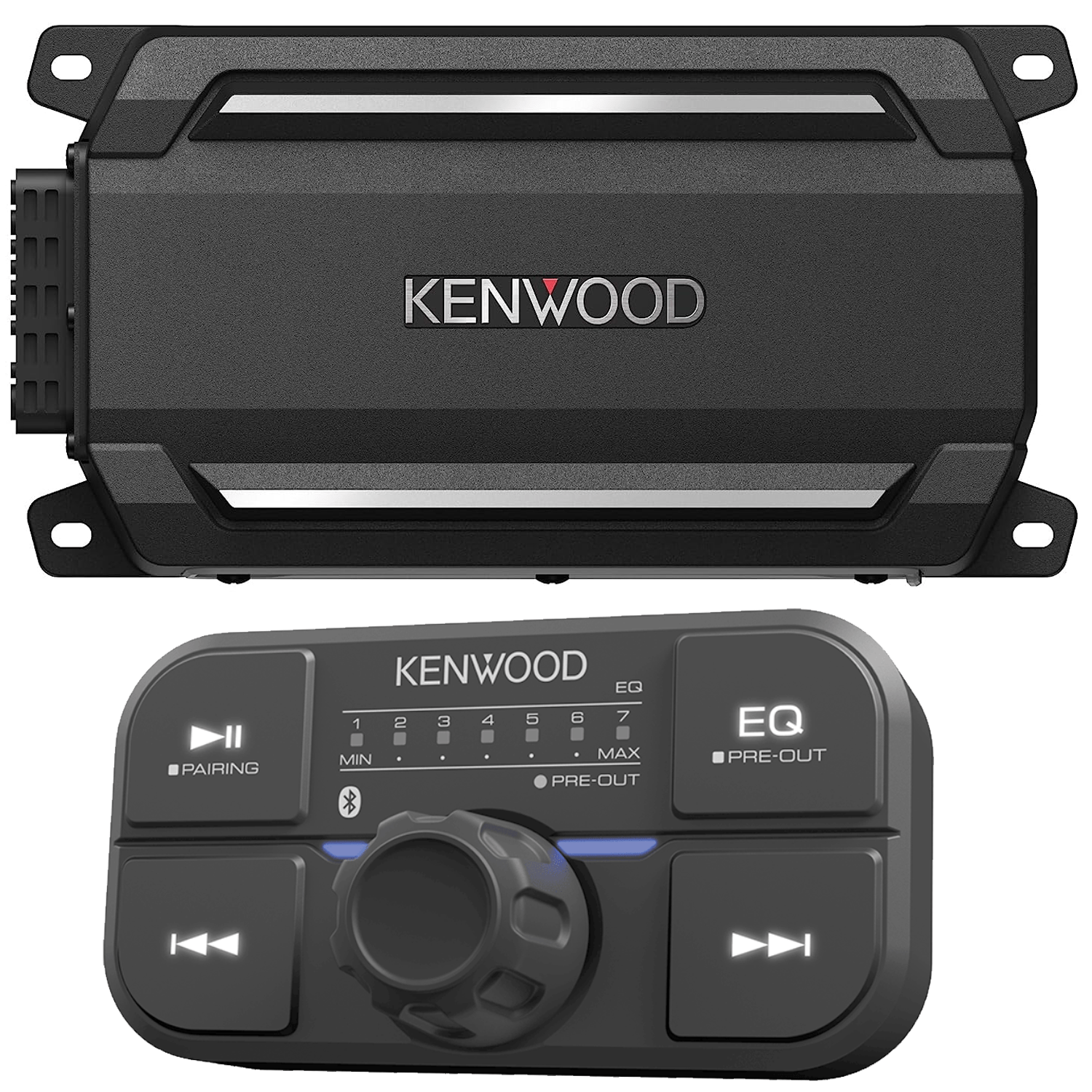 Kenwood KAC-M5024BT Compact 4-Channel Marine/Powersports Amplifier-Car Toys