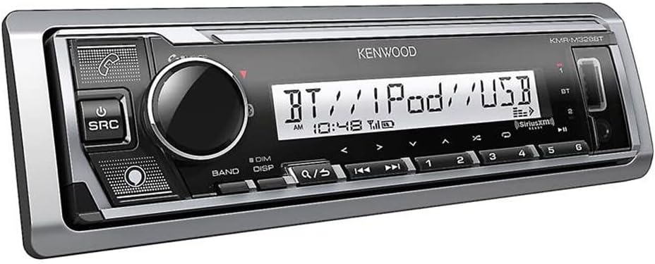 Kenwood PKG-MR382BT Marine Receiver and 6.5" Marine Speaker Package-Car Toys