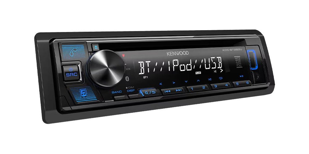 Kenwood PKGBT282U CD Receiver and Alpine Speaker Package-Car Toys