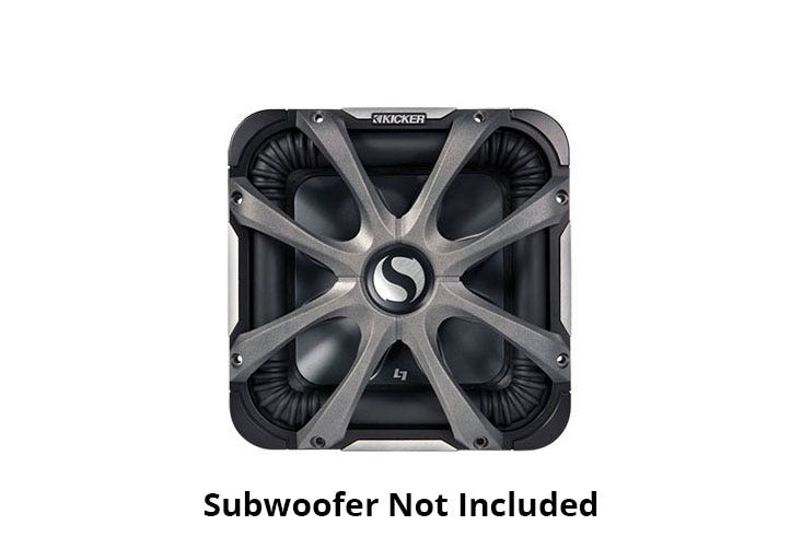 Kicker 08GL715 15" Square Grille for Solo-Baric L7 Subwoofers-Car Toys