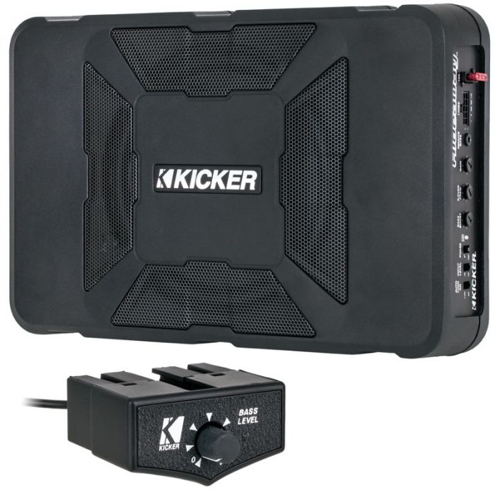 Kicker 11HS8 Hideaway 8" Compact Powered Subwoofer-Car Toys