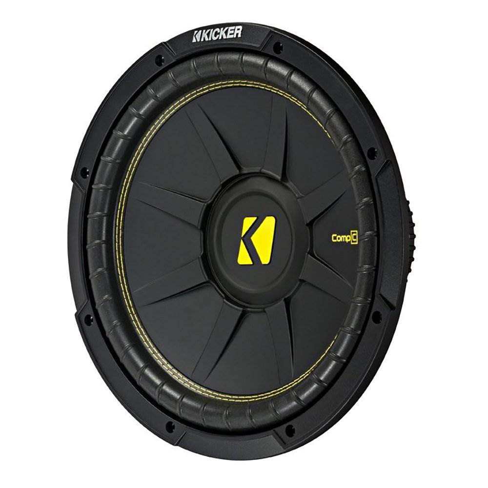 Kicker 12 Inch CompC 44CWCS124 Car Subwoofer, 300 Watt RMS 4 Ohm 1VC 12" Sub-Car Toys