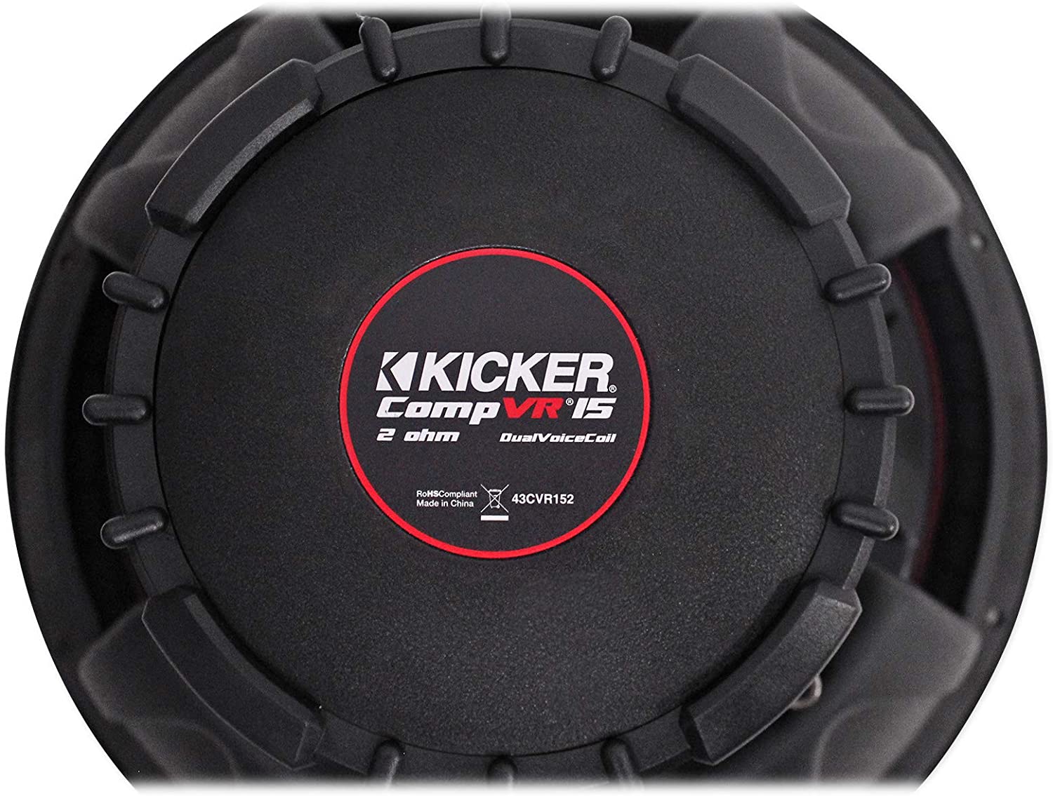 Kicker 43CVR152 15" CompVR Dual Voice Coil Subwoofer - 2 Ohm-Car Toys