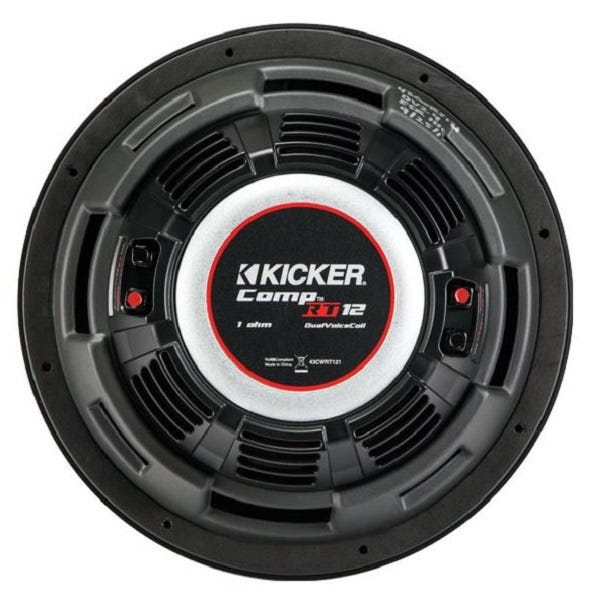 Kicker 43CWRT121 12 Inch CompRT Subwoofer-Car Toys