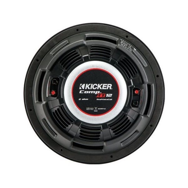 Kicker 43CWRT122 CompRT Series 12 Inch Subwoofer Dual 2 Ohm-Car Toys