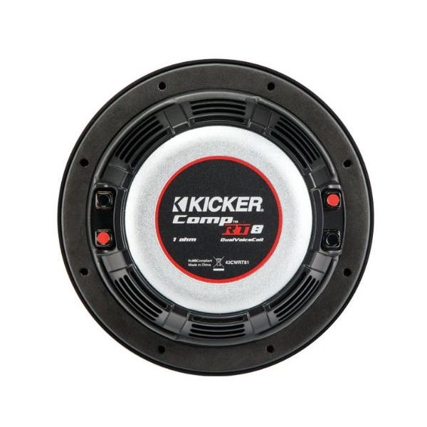 Kicker 43CWRT81 CompRT Series 8 Inch Subwoofer Dual 1 Ohm-Car Toys