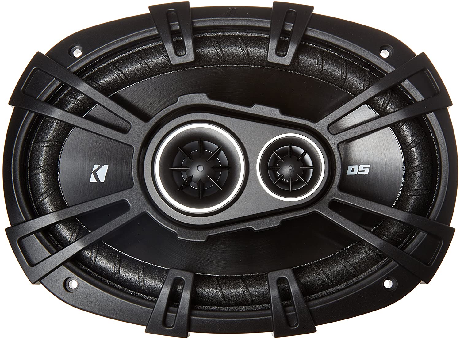 Kicker 43DSC69304 DS-Series 6x9" 3-Way Car Audio Coaxial Speakers, 90 Watts RMS-Car Toys