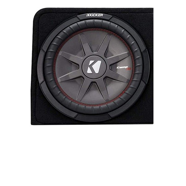 Kicker 43TCWR102 CompRT 10 Inch Thin Profile Subwoofer Enclosure 2 Ohm-Car Toys