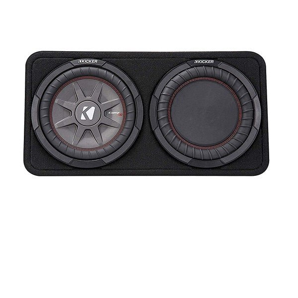 Kicker 43TCWR102 CompRT 10 Inch Thin Profile Subwoofer Enclosure 2 Ohm-Car Toys