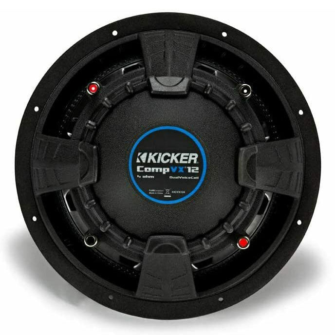 Kicker 44CVX124 COMPVX 12" Dual Voice Coil Subwoofer - 4 Ohm-Car Toys