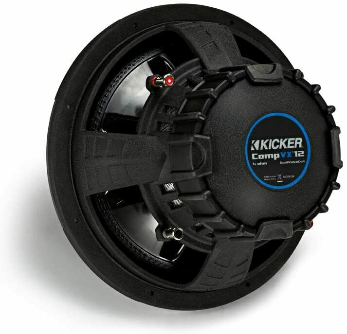 Kicker 44CVX124 COMPVX 12" Dual Voice Coil Subwoofer - 4 Ohm-Car Toys