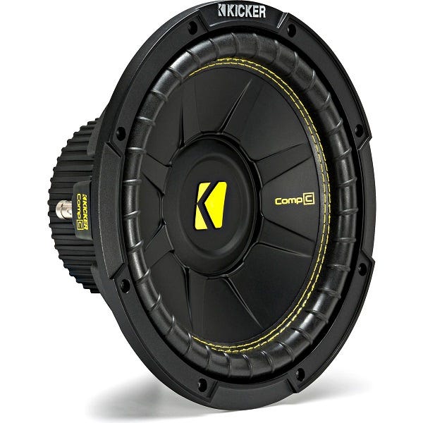 KICKER 44CWCS104 CompC 10" 500 Watt Subwoofer - 4 Ohm-Car Toys