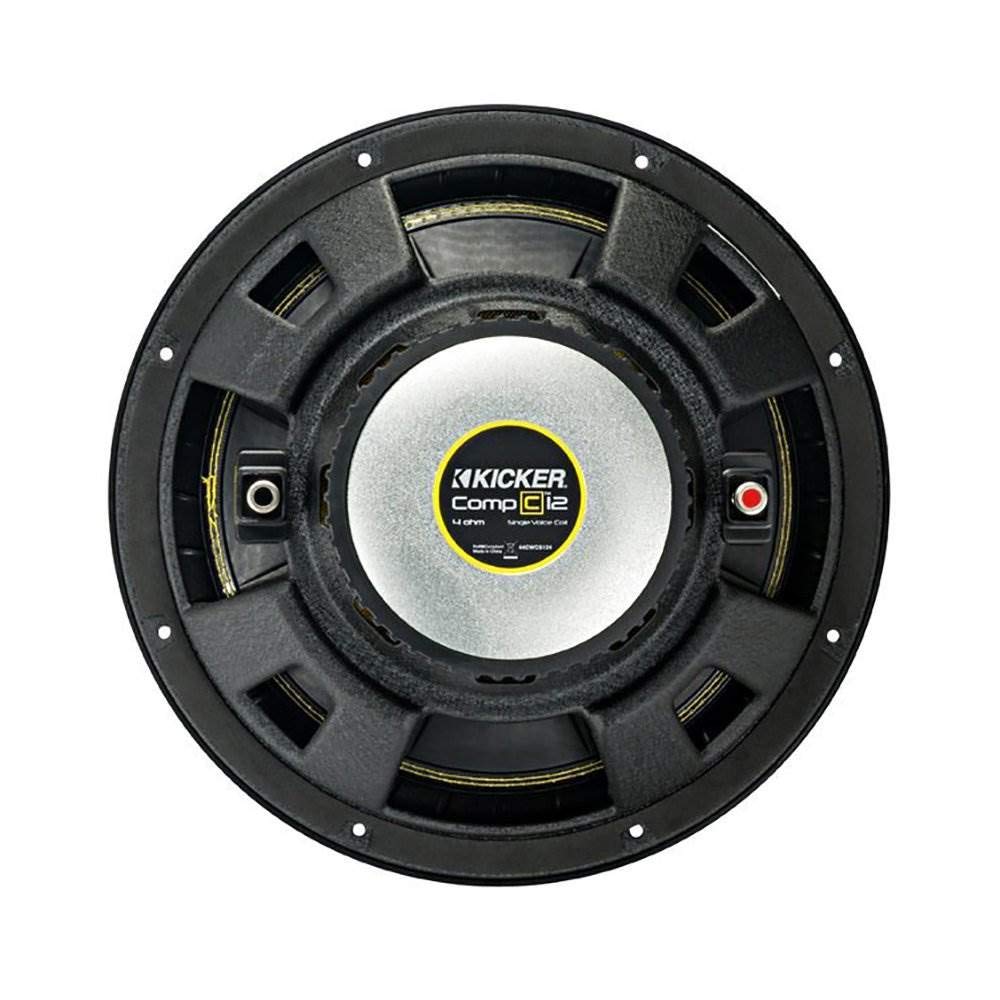 KICKER 44CWCS104 CompC 10" 500 Watt Subwoofer - 4 Ohm-Car Toys