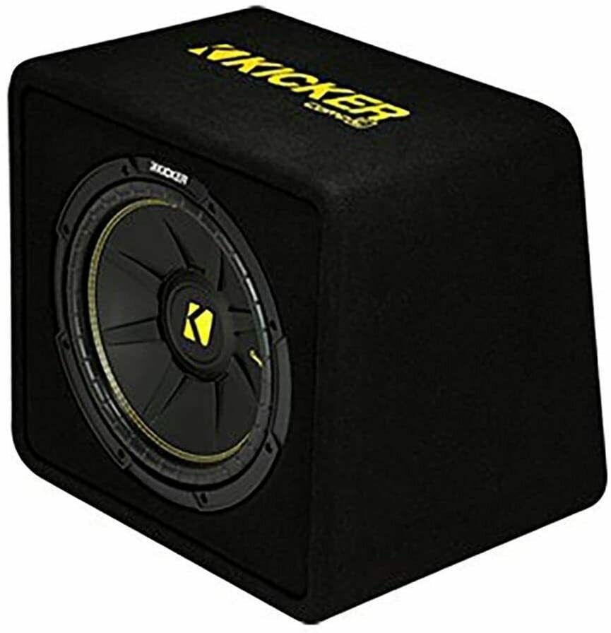 Kicker 44VCWC122 Car Sub,12-Inch 600 W 2 Ohm Vented Loaded Subwoofer Enclosure-Car Toys