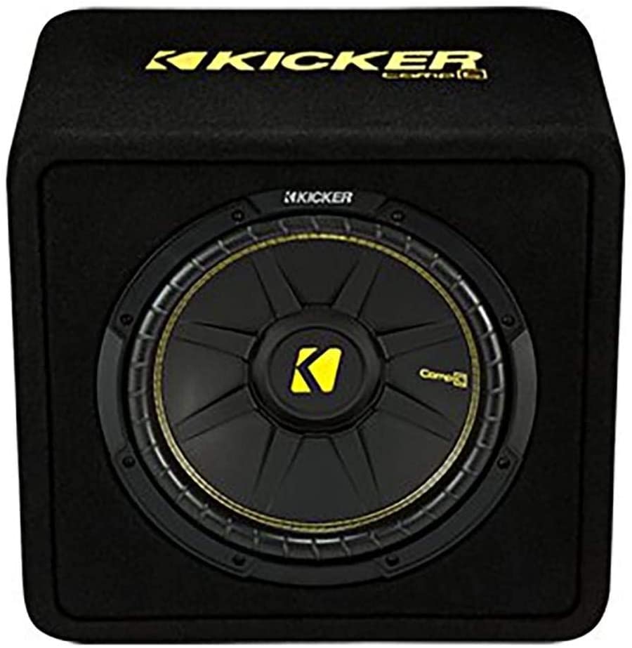 Kicker 44VCWC122 Car Sub,12-Inch 600 W 2 Ohm Vented Loaded Subwoofer Enclosure-Car Toys