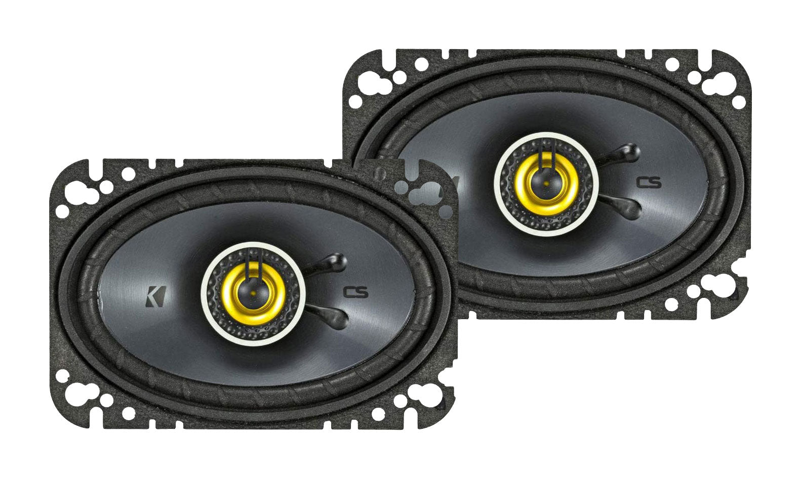 Kicker 46CSC464 CS Series 4x6" Coaxial Speakers-Car Toys