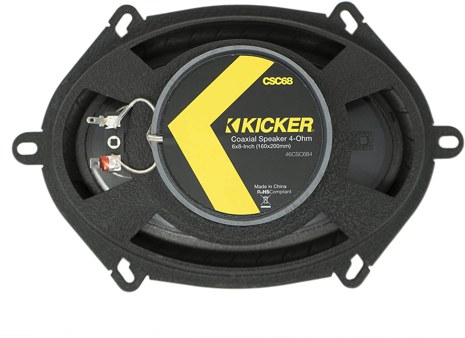 Kicker 46CSC684 CS Series 6x8 Inch Coaxial Speakers-Car Toys