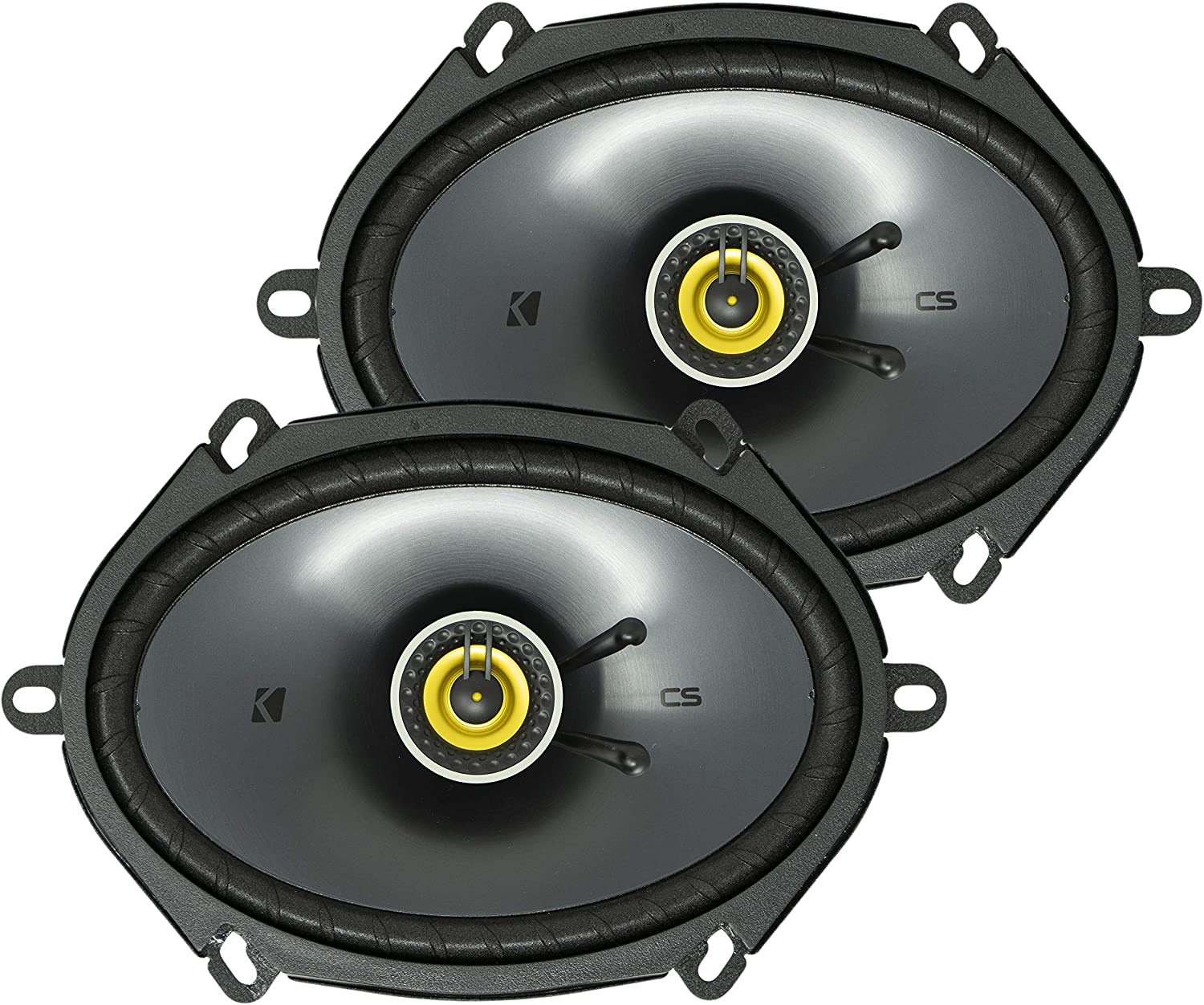 Kicker 46CSC684 CS Series 6x8 Inch Coaxial Speakers-Car Toys