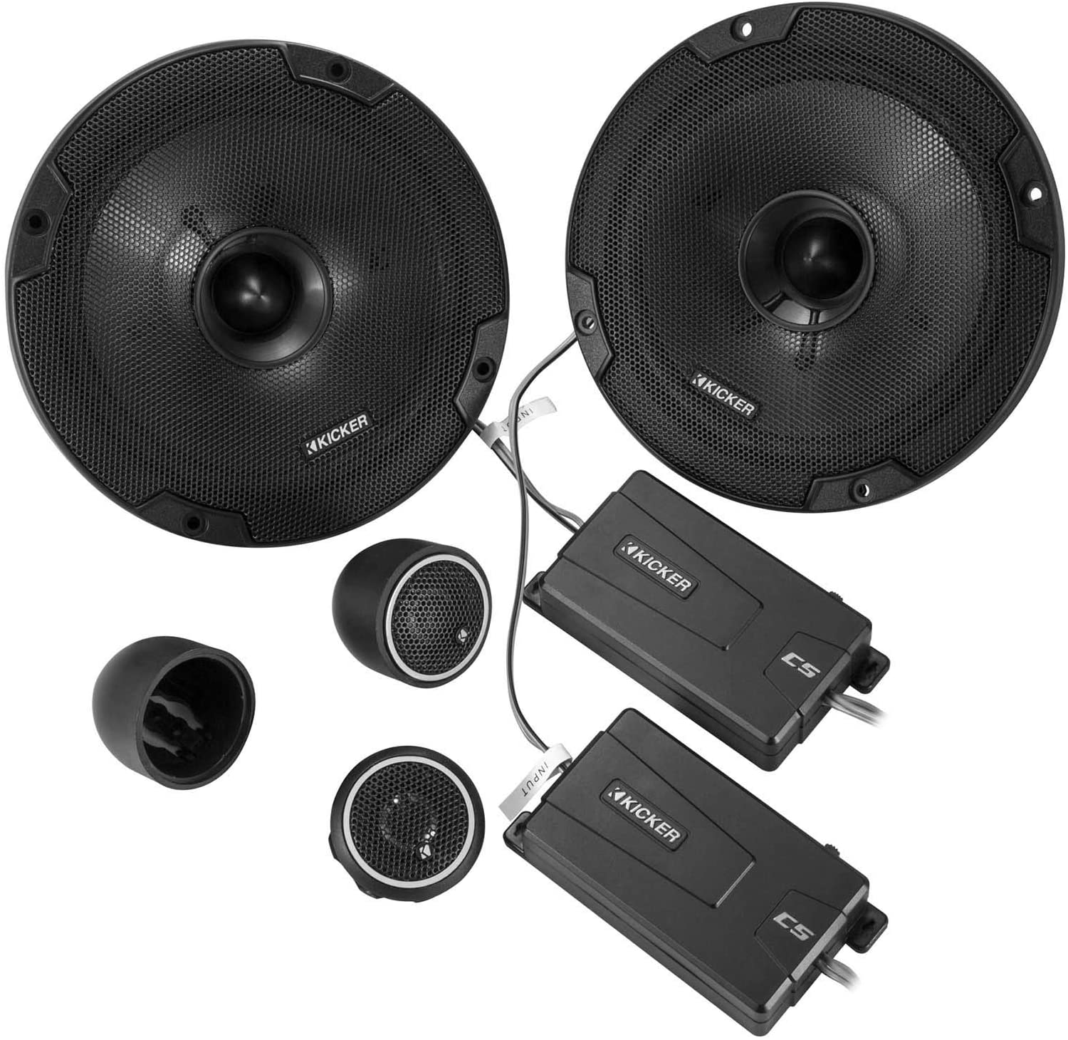 Kicker 46CSS674 Car Audio 6 3/4" Component Full Range Stereo Speakers CSS67-Car Toys