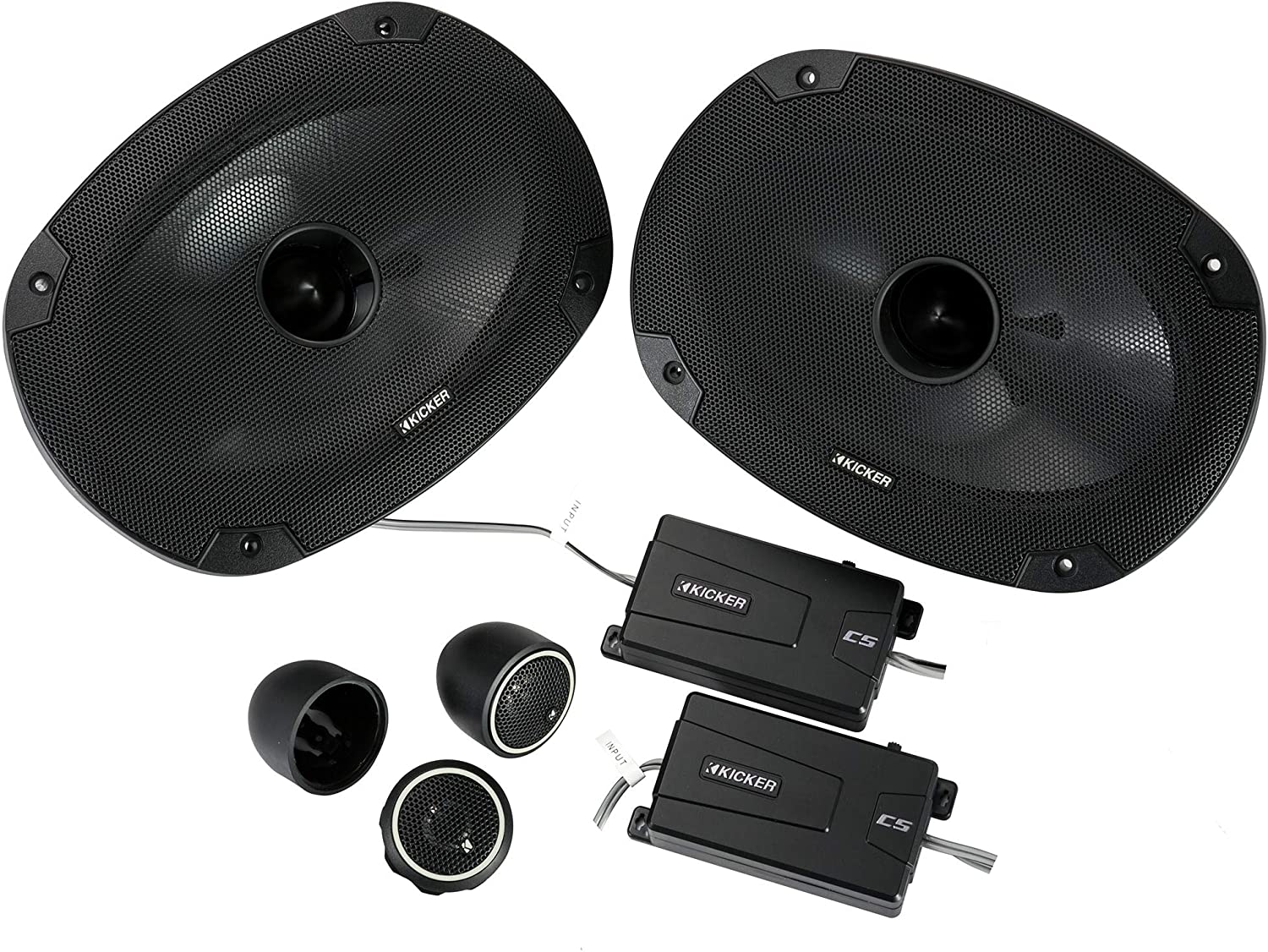 Kicker 46CSS694 Car Audio 6x9 Component Full Range Stereo Speakers Set CSS69-Car Toys