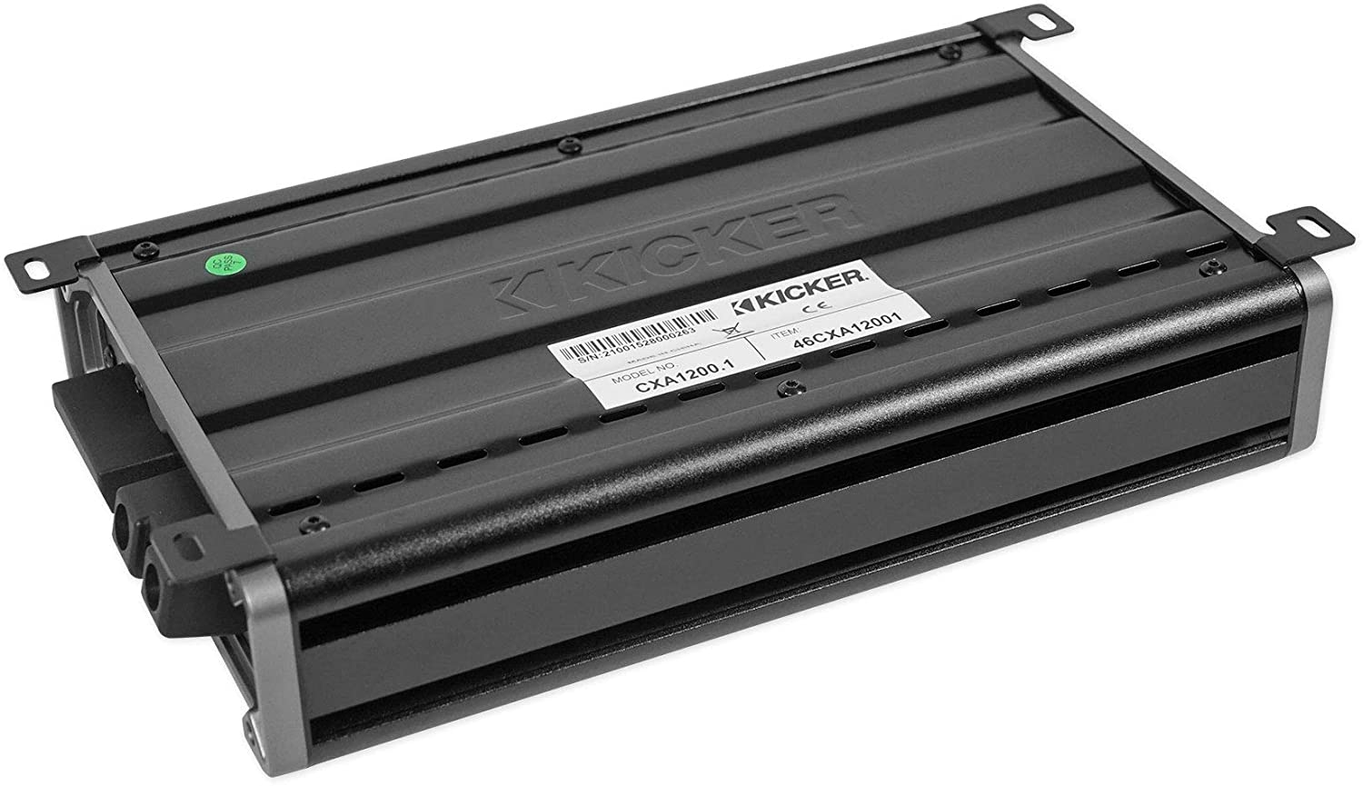 Kicker 46CXA1200.1 Class D Monoblock Subwoofer Amplifier 1200W RMS Car Audio Amp-Car Toys