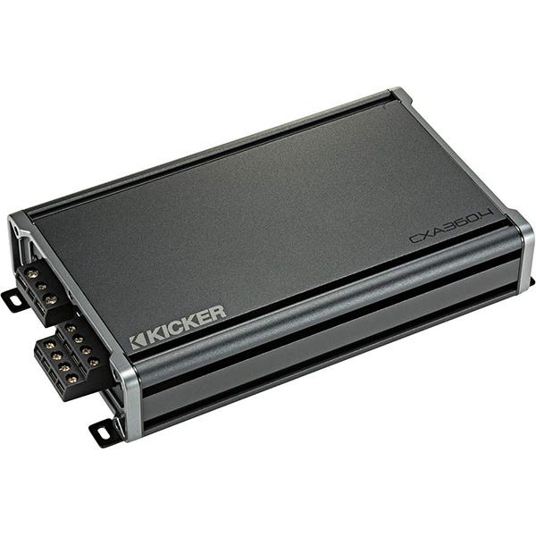 Kicker 46CXA360.4T (46CXA3604) CX Series 4-Channel Car Amplifier, 180 Watts RMS-Car Toys