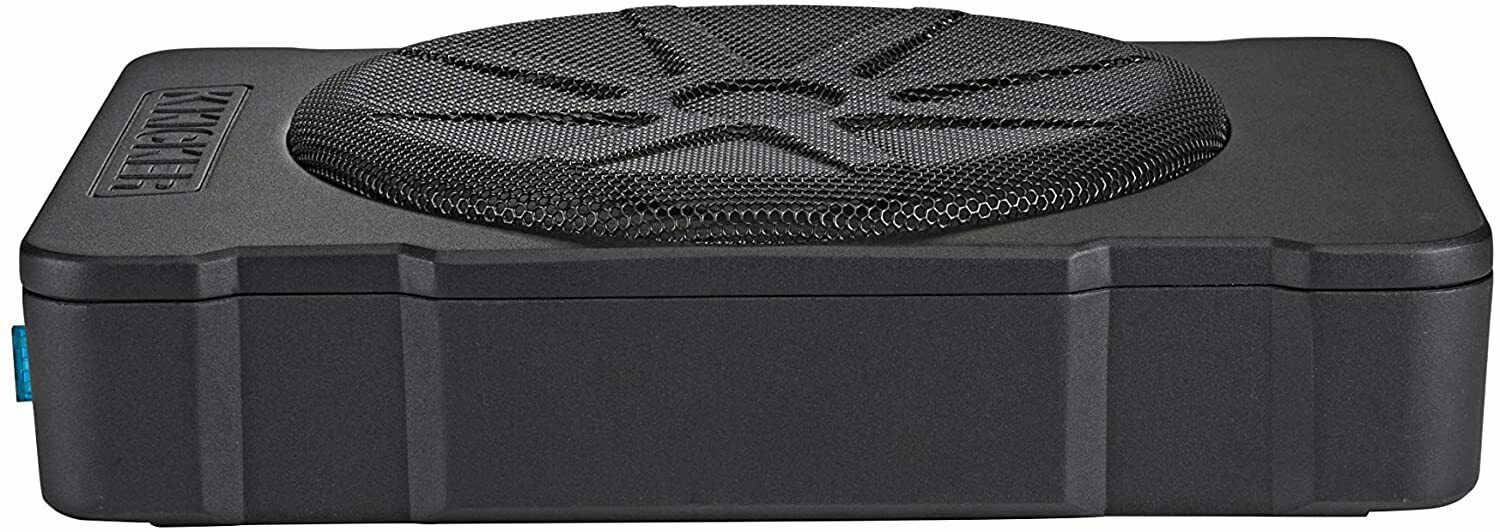 Kicker 46HS10 Hideaway 10" Ultra Compact Car Subwoofer with 180W Amp and Remote-Car Toys