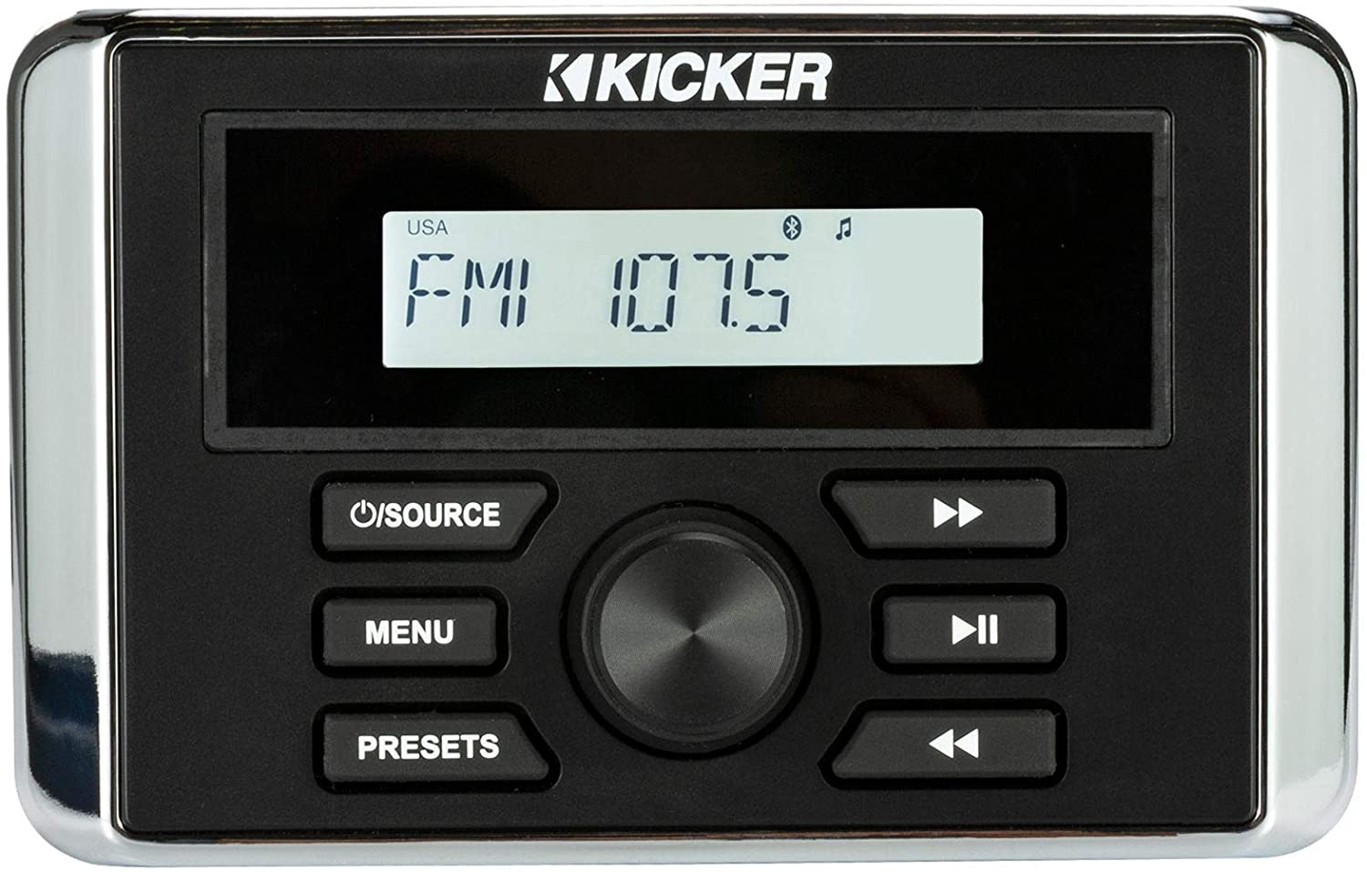 Kicker 46KMC3 Powersports/Marine Audio Bluetooth 4-Chan. Digital Media Receiver-Car Toys