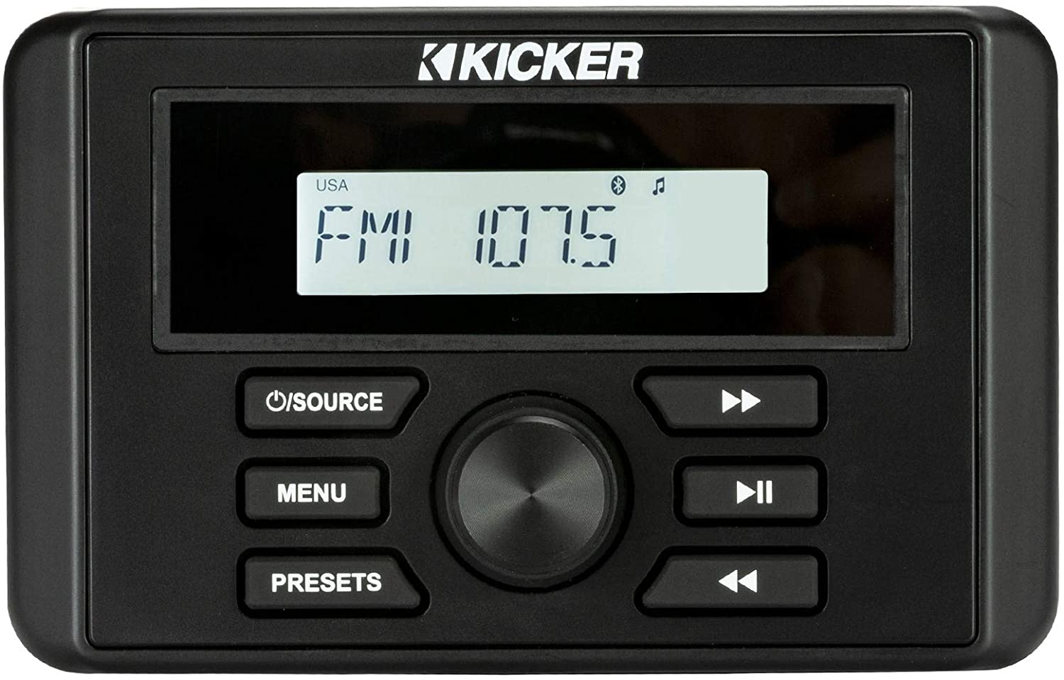 Kicker 46KMC3 Powersports/Marine Audio Bluetooth 4-Chan. Digital Media Receiver-Car Toys