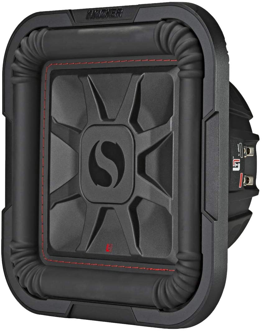 Kicker 46L7T102 Car Audio L7T Shallow Mount 10" Sub, Square L7 Subwoofer L7T102-Car Toys