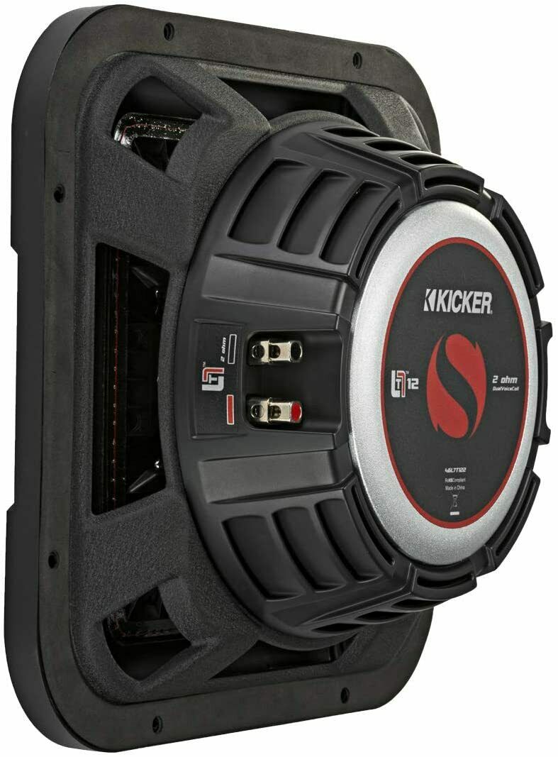 Kicker 46L7T82 Car Audio L7T Shallow Mount 8" Sub Square L7 Subwoofer L7T82-Car Toys