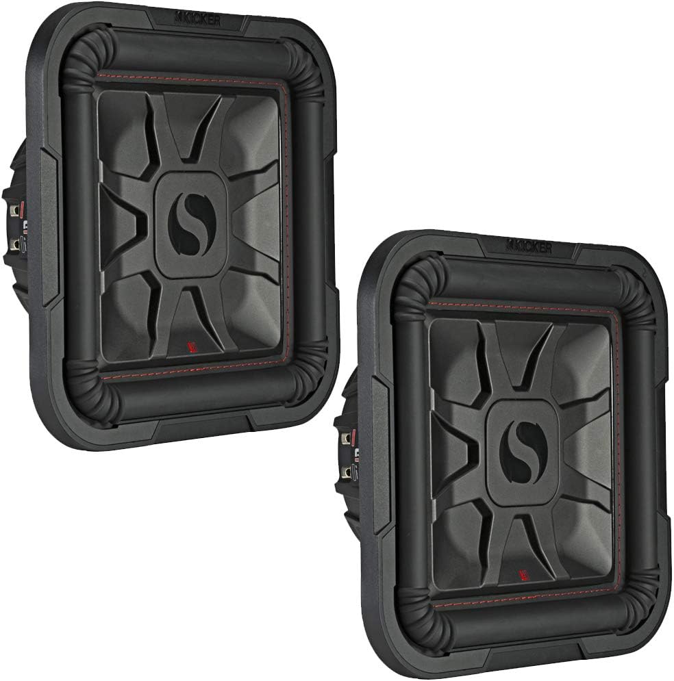 Kicker 46L7T84 350W Car Audio Solo-Baric Sub L7 L7T84 8" Car Subwoofer 2-Pack-Car Toys