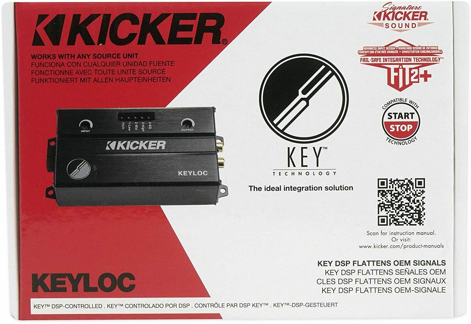 KICKER 47KEYLOC KEYLOC, Digital Signal Processor DSP, Line Output Converter LOC-Car Toys