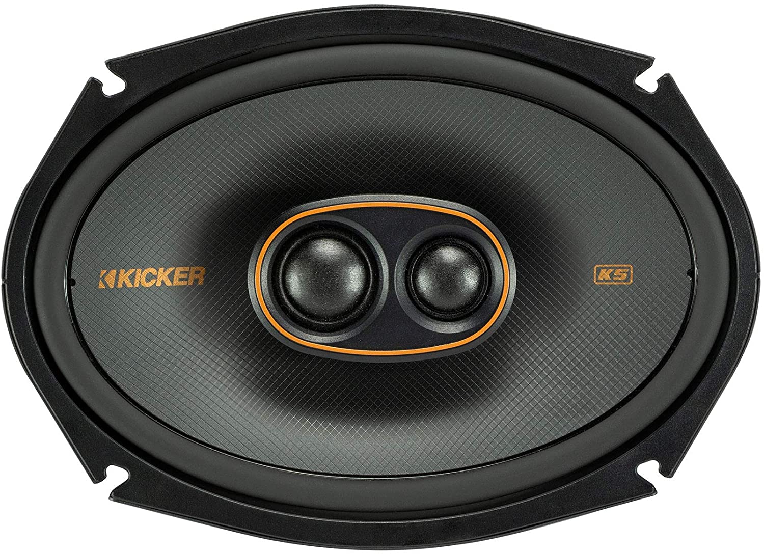 Kicker 47KSC69304 KS Series 6x9" Car Coaxial Speakers, 4 Ohm 3 Way, 150 Watt RMS-Car Toys