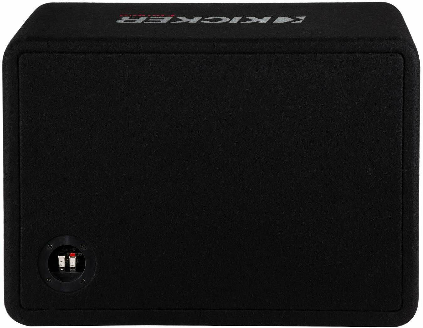 Kicker 48VCWR122 CompR 12" Thin Car Audio Subwoofer, Enclosed Sub Box, 500W RMS-Car Toys