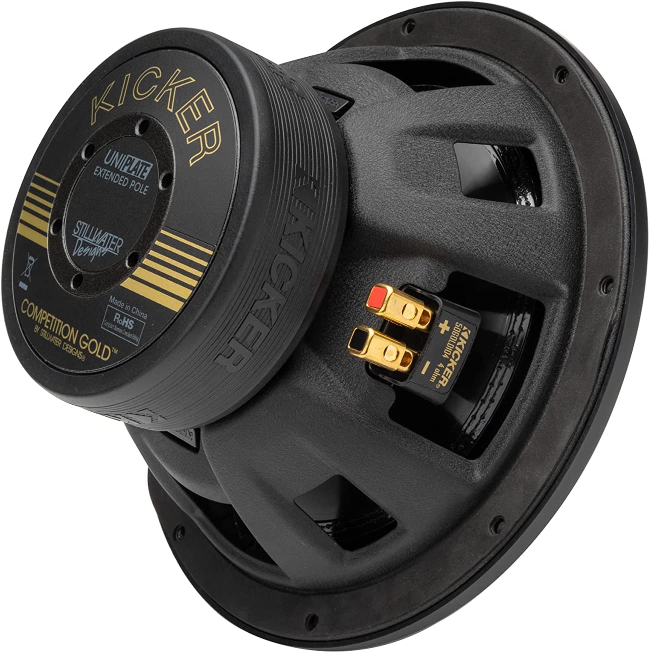 Kicker 50GOLD104 50th Anniversary 10" Competition Subwoofer-Car Toys