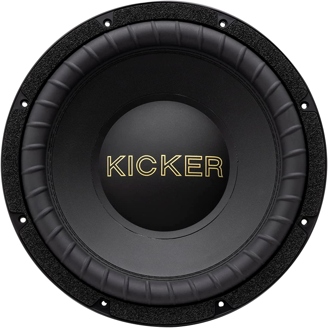 Kicker 50GOLD124 50th Anniversary 12" Competition Gold Subwoofer - 4 Ohm-Car Toys