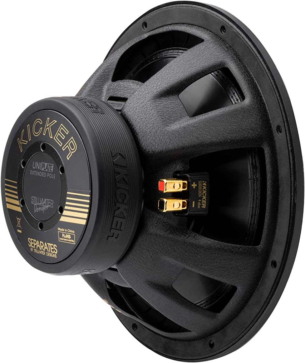 Kicker 50GOLD124 50th Anniversary 12" Competition Gold Subwoofer - 4 Ohm-Car Toys