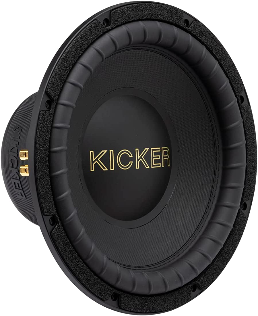 Kicker 50GOLD124 50th Anniversary 12" Competition Gold Subwoofer - 4 Ohm-Car Toys