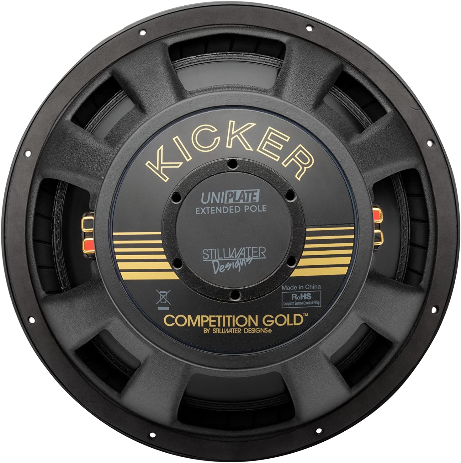 Kicker 50GOLD154 50th Anniversary 15" Competition Gold Subwoofer-Car Toys