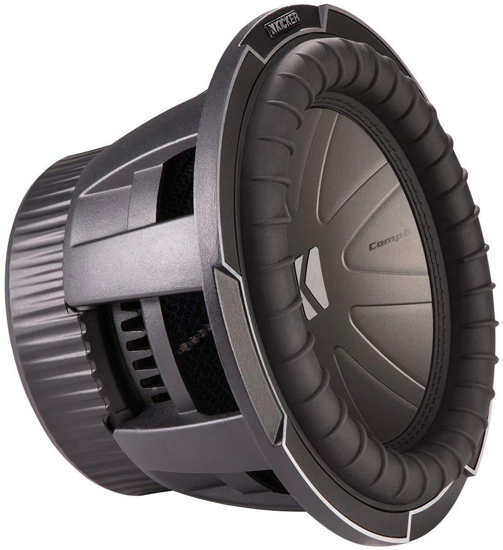 Kicker CompQ10 Q-Class 10-In. 700W RMS Car Subwoofer, DVC 2-Ohm Sub 42CWQ102-Car Toys