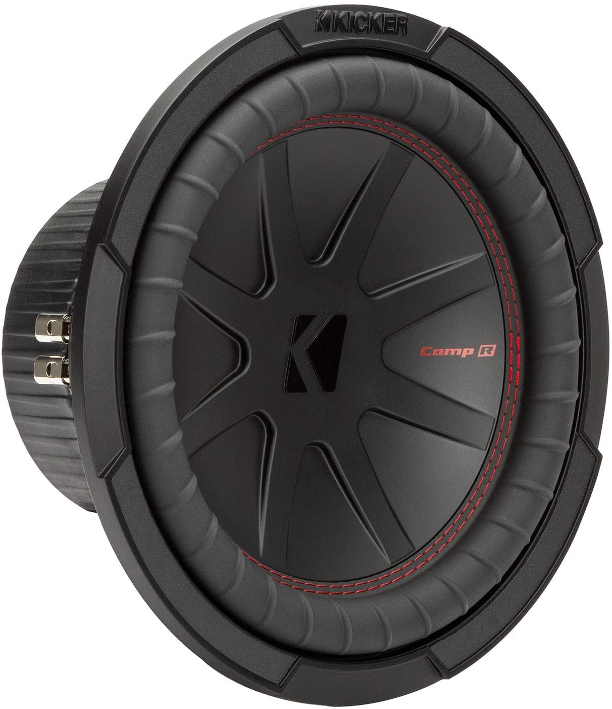 KICKER CompR 10" Car Audio Subwoofer DVC, 4-ohm Sub, 48CWR104, 400 Watt RMS-Car Toys