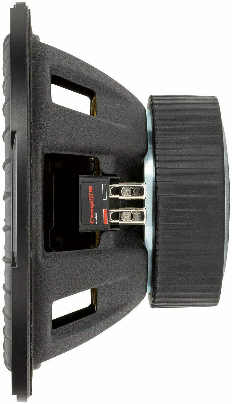 KICKER CompR 10" Car Audio Subwoofer DVC, 4-ohm Sub, 48CWR104, 400 Watt RMS-Car Toys