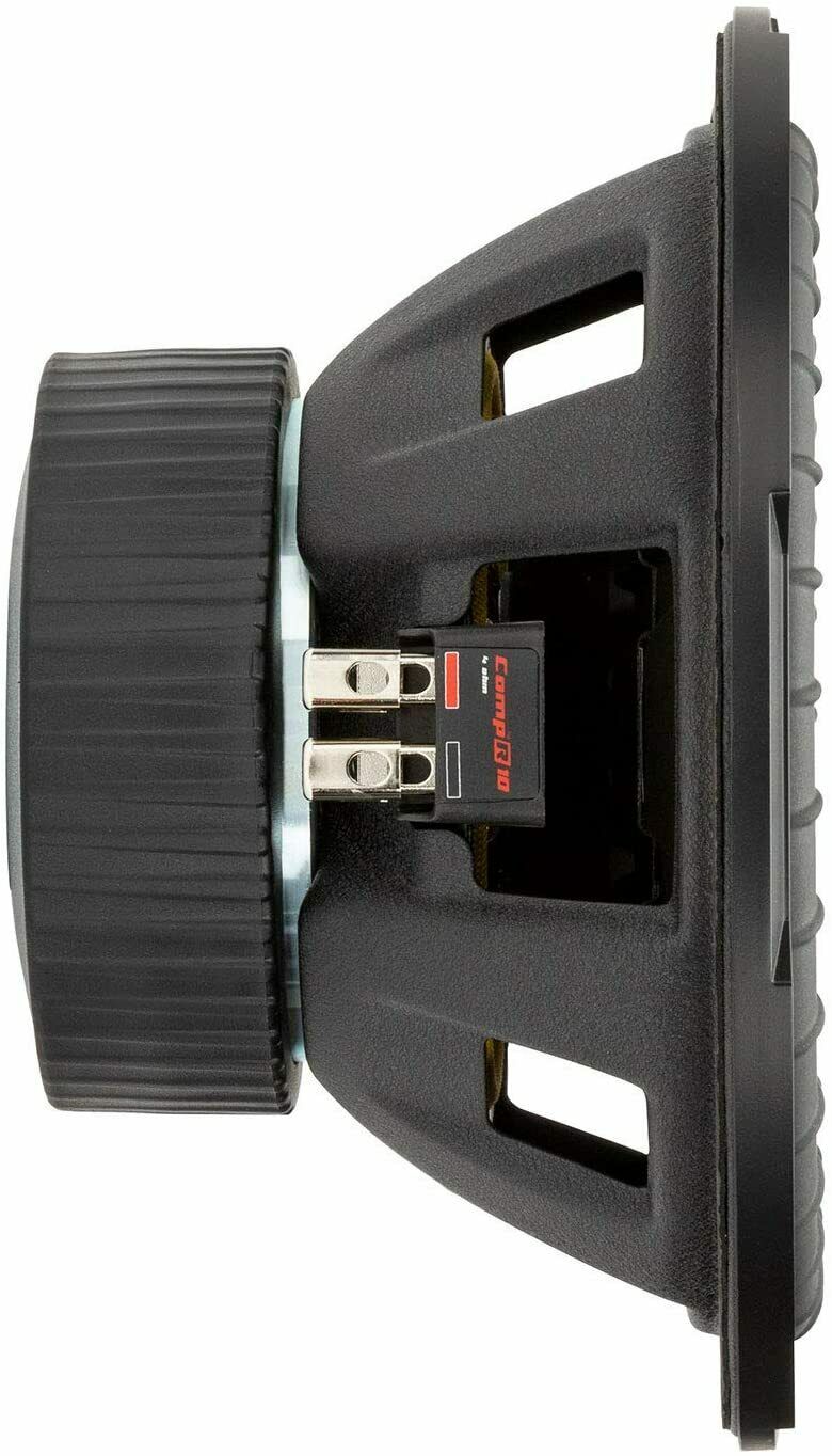 KICKER CompR 10" Car Audio Subwoofer DVC, 4-ohm Sub, 48CWR104, 400 Watt RMS-Car Toys