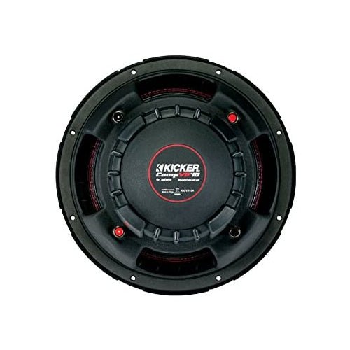 Kicker CompVR 43CVR104 Car Audio Subwoofer, 10 Inch 700 Watts 4 Ohm DVC Sub-Car Toys