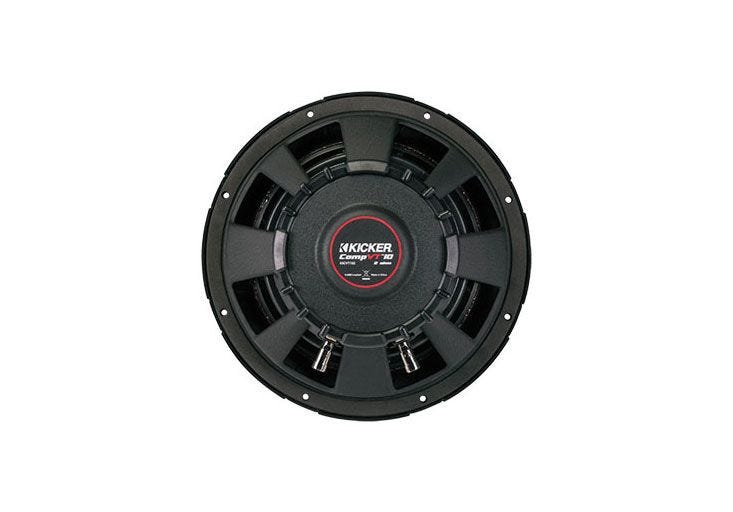 KICKER CompVT CVT102 43CVT102 10" Car Audio Subwoofer, 700W Peak/350W RMS, 2 Ohm-Car Toys