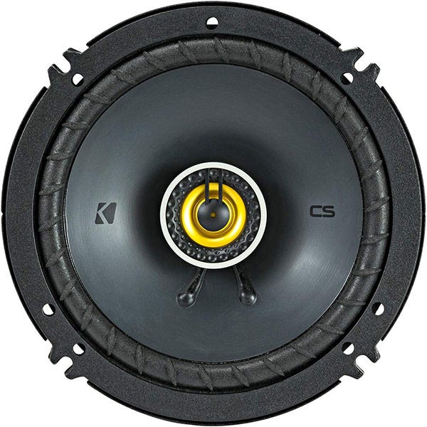 Kicker CS Series 46CSC654 Car Audio 6.5" Coaxial Speakers, 4 Ohm 2 Way 100 W RMS-Car Toys